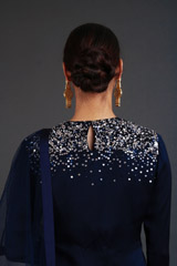 Navy Blue Scintillating Sharara Setuntitled (10 of 10)